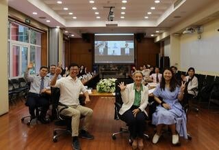 Participants of the World Population Day salon at the UN Compound in Beijing on 28 June 2022. Credit: UNFPA China/Chang Yuan