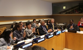 中国代表团在第51届联合国人口与发展会议期间进行中国人口迁移和城镇化经验分享