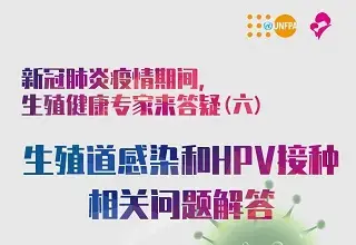 新冠肺炎疫情期间性与生殖健康相关问题答疑系列六：生殖道感染和HPV接种相关问题